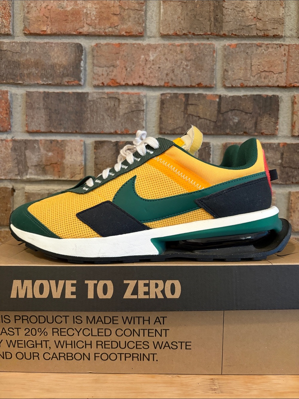 Nike Air Max Pre-Day Men's “University Gold and Gorge Green” Sneaker